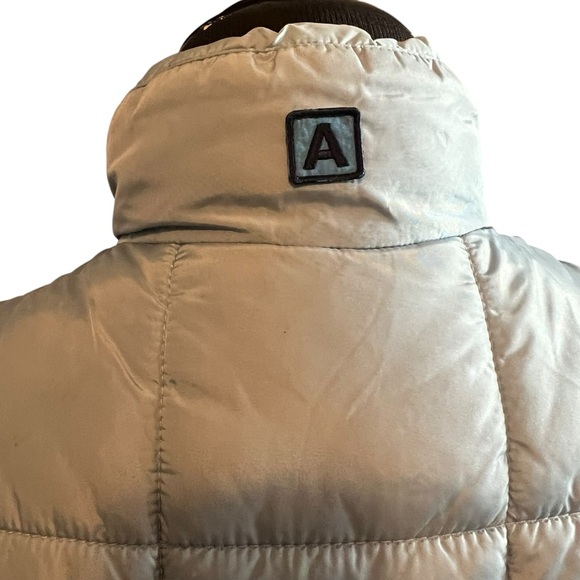 Y2K Abercrombie & Fitch Puffer Vest Light Blue Women’s Size Small - Picture 7 of 10